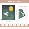 thumbnail image 2 of Decorative Chair Back Cover One Size x6 Chair Cover Dining Chair Slipcovers Chair Back Decoration Festival Chair Decoration Beauty under The Moon, 2 of 6