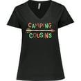 thumbnail image 3 of Inktastic Camping Cousins- arrow Women's Plus Size V-Neck T-Shirt, 3 of 5