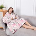 thumbnail image 5 of Oversized Wearable Blanket Hoodie,Doodle Poodle Image Sherpa Blanket Hoodie with Super Pockets,Super Warm Fuzzy Pullover for Women & Men, 5 of 6