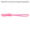 thumbnail image 4 of Uxcell Zipper Pulls Pull Head Handle Replacement Tab Tags Cord Extension for Backpacks Bags Handbags Pink, 4 of 5