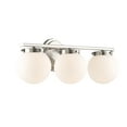 thumbnail image 4 of Trade Winds Antoinette 3-Light 24" Bathroom Vanity Light in Brushed Nickel, 4 of 5