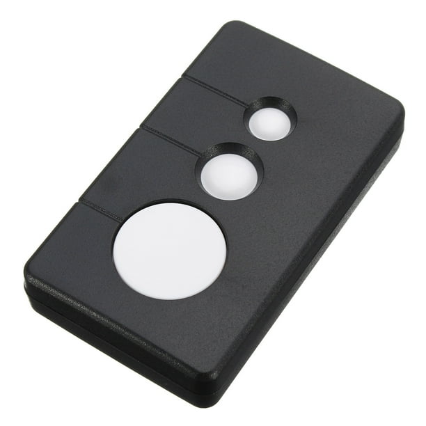Puerta de garaje de 3 botones y 390 MHz para Sears Craftsman, Chamberlain y LiftMaster (negra)