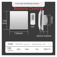thumbnail image 1 of 4Inch High Speed Exhaust Fan Toilet Kitchen Bathroom Hanging Wall Window Ventilator Extractor with Remote Control ,High Power, 1 of 6