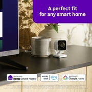 Roku Indoor Camera SE - Home Security - 2-Pack - Wired Security Camera with 1080p HD & Wi-Fi 6