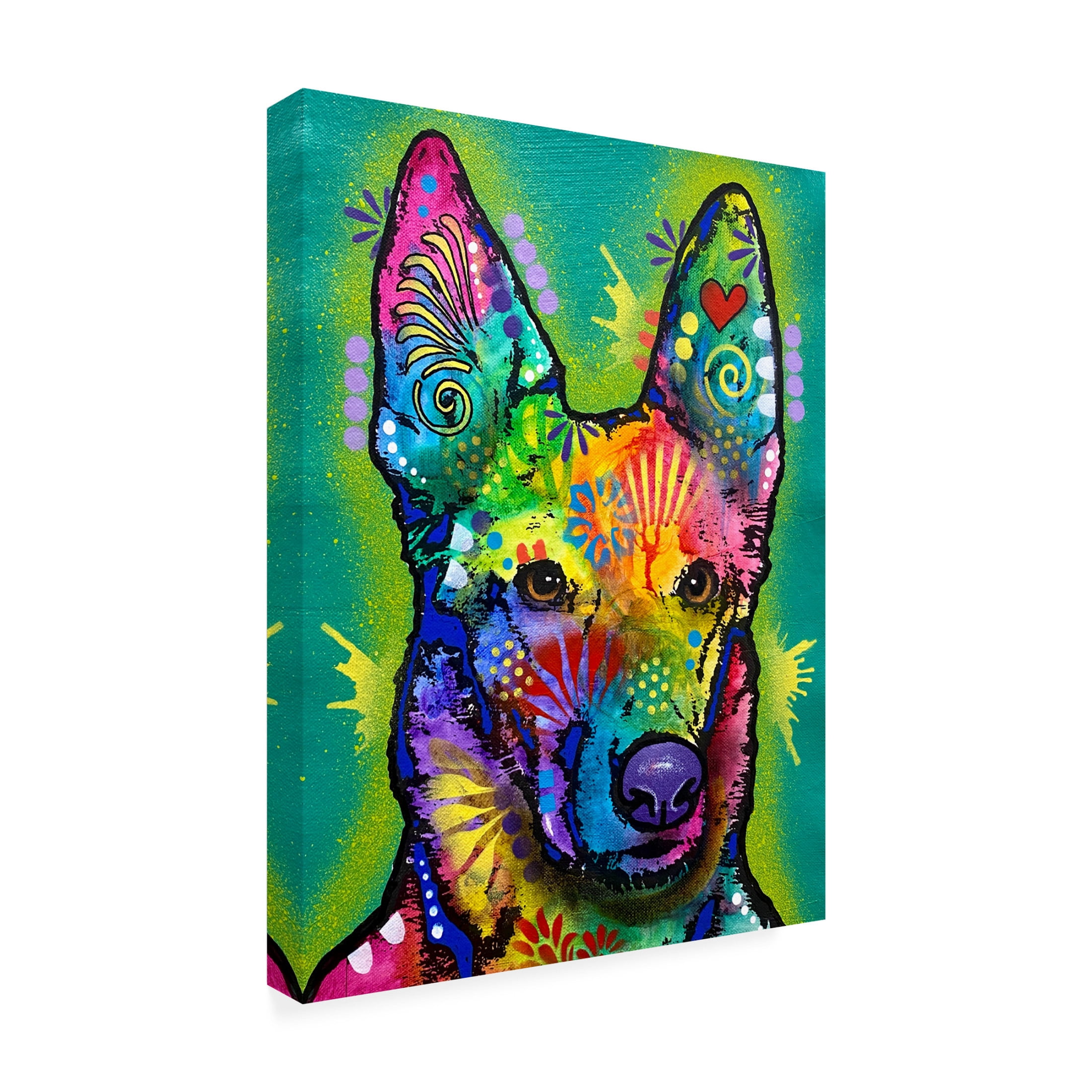 Canvas Wall Art - Dean Russo 'I See What You Did There' Wall Art for Living Room, Bedroom, or Office Décor by Trademark Fine Art - 14 x 19 Inches