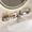 (White), variant on Carbon Steel Faucet Storage Shelf, Over Sink Faucet Storage Rack, No-Drill Free Standing Faucet Storage Shelf, Widened U-Shaped Groove with A Hollowed-Out Bottom Design(White)