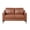 Brown, variant on Serta Hemsworth Mid-Century Modern Style 2 Seater Indoor Loveseat, Navy Blue Leather