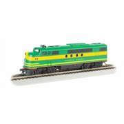 Bachmann HO Scale Train Diesel Loco FT-A Bluetooth Equipped Western Pacific #901 (Green & Yellow) 68905