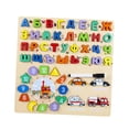 thumbnail image 3 of Rompecabezas Alfabeto Ruso Juego Tablero Madera Palabras Didáctico Niños Desarrollo Reconocimiento Figuras Material Madera Adecuado para Actividades, 3 of 9