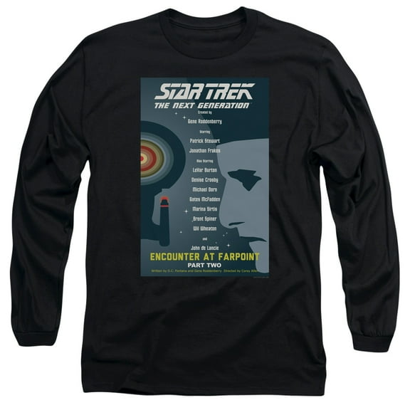 Star Trek - Tng Season 1 Episode 2 - Long Sleeve Shirt - XXX-Large