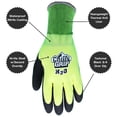thumbnail image 2 of Red Steer A324 H2O Waterproof Thermal-lined Black/Hi-Vis, Size XL, Full Fingered Work & General Purpose Gloves - Nitrile Over Dip Coating, 2 of 5
