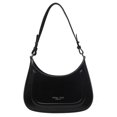 thumbnail image 1 of Bolso de mano de media luna para mujer, bolso de axila de media luna de PU de Color sólido, bolsos Hobos elegantes, correa ajustable de gran capacidad para viajes al aire libre, 1 of 9