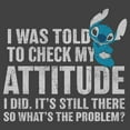 thumbnail image 2 of Mens Lilo & Stitch Attitude Check Sweatshirt, 2 of 4