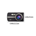 thumbnail image 3 of Heliisoer Dash Cam With WiFi 1080P FHD Car Driving Recorder Two Lens Car Cameras Starlight Nightc Vision/G Sensor/Loop Recording/APP Monitoring/24h Parking Monitoring/HDR, 3 of 9