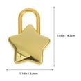 thumbnail image 2 of WHAMVOX 2pcs Mini Diary Book Lock Small Piggy Shaped Container Padlock, 2 of 8