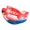 Bazooka Joe Bubble Gum, variant on Shock Doctor, Max Air Flow Lip Guard, One Size Fits All, Printed Kool-Aid Tropical Punch