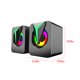 thumbnail image 3 of Pisexur Electrónica para Hombres RGB Dazzling Active Mini Altavoz de Escritorio Pequeño Estéreo Computadora de Escritorio Portátil Altavoz Pequeño Electrónica para Niños, Organizador de Electrónica, 3 of 8