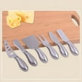 thumbnail image 2 of Cheese Knives, Stainless Steel Cheese Knife - for Soft, Semi-hard Cheeses Kitchen Tool, 2 of 5