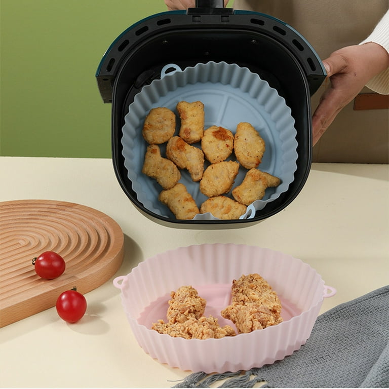 Air Fryer Silicone Pot Basket Non-stick Liners, 8.07x8.07x2.76in - Kroger