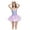Purple, variant on Womens Dresses Women Gauze High Waist Rainbow Fold Short Skirt Layered Tutu Dancing Skirt