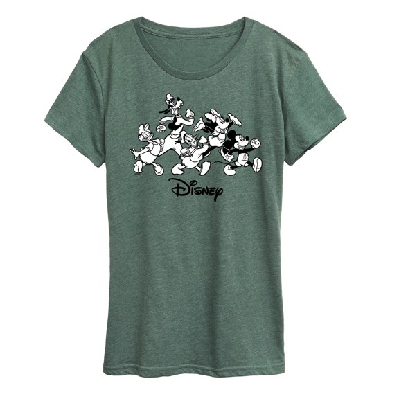 Disney - Standard Character Group - Women's Short Sleeve Graphic T-Shirt