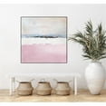 thumbnail image 2 of Giant Art Canvas  30x30 Pink Sea Abstract Framed in Pink, 2 of 3