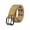 Khaki, variant on Nmnitkp Belt Men's Women's Double Prong Buckle Canvas Belt, Adjustable Multi-hole Breathable Nylon Woven Waist Belt for Jeans, Pants, Daily Wear & Outdoor Activities Khaki,Free Size