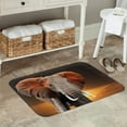 thumbnail image 7 of Rateoe Elephant Sunset in Kenya Pattern Flannel Door Mat Indoor Outdoor Entrance, Waterproof All-Weather Doormat,Fade Resistant, Low Profile Entryway Mat 16x24in, 7 of 7