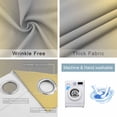 thumbnail image 6 of Blackout Curtains for Bedroom, Yellow Gray Ombre Room Darkening Window Drapes for Living Room, Modern Gradient Abstract Art Thermal Insulated Grommet Curtains, 42x54 inch, 2 Panels, 6 of 9