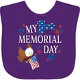 thumbnail image 3 of Inktastic My First Memorial Day Eagle Boys or Girls Baby Bib, 3 of 4
