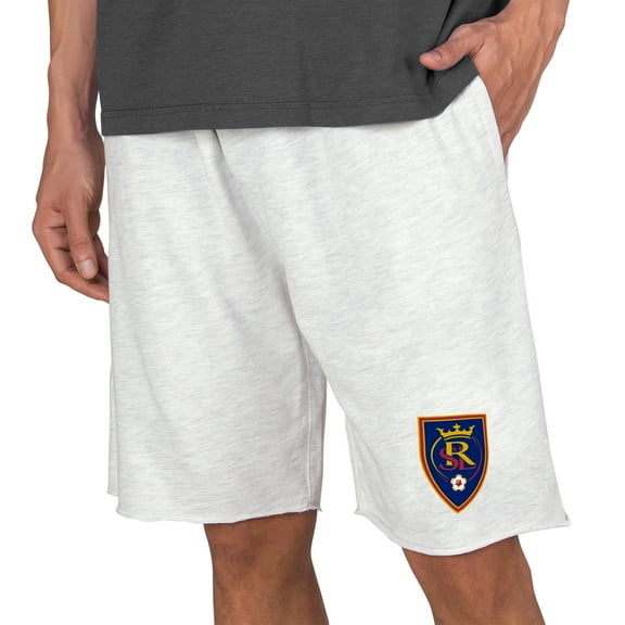 Men's Concepts Sport Oatmeal Real Salt Lake Mainstream Terry Shorts