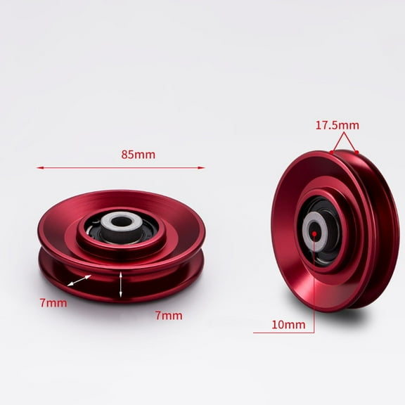 Sportact Fitness,Cable Pulley Wheel Roller Workout Pulley Wheel for Pulley Block 75-114MM,Cardio Equipment