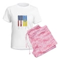 thumbnail image 6 of CafePress - Ukrainian Lover I Stand With Ukraine Pajamas - Women's Short Sleeve Print T-Shirt and Pants Light Cotton Pajama Set, 6 of 7