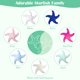 thumbnail image 5 of Almohada Marble Empire Starfish Aqua Velvet 50 cm, 5 of 7