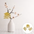 thumbnail image 1 of WASHWEPE graduate decorations Graduation Centerpiece Golden Paper 12-Pcs for Students, 1 of 8