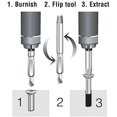 thumbnail image 3 of Jinsinto 4pcs Screw Extractor Tool In A Box Golden Damaged Screw Extractor Drill Stripped Screw Extractor Remover Set Woodworking Tools, 3 of 5