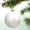5 Inch-White, variant on Elainilye Glitter Christmas Balls Plastic Ceiling Hanging Ornaments for Christmas Tree Decorations Holiday Party Festive Decor