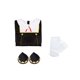 thumbnail image 1 of Anime SPY X FAMILY Anya Forger Cosplay disfraz negro vestido uniforme conjunto completo medias Halloween carnaval fiesta niños ropa 130 Gao Jinjia LED, 1 of 2