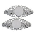 thumbnail image 1 of 2PCS Hair Clips For Craft Filigree Setting Base Ladies craft decorationation, 1 of 8