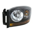 thumbnail image 4 of KarParts360 For Dodge Ram 1500 2006 Headlight Driver Side | Black Bezel | Lens And Housing | With Bulbs | Replacement For CH2518115 | 55372815AB-PFM, 4 of 9