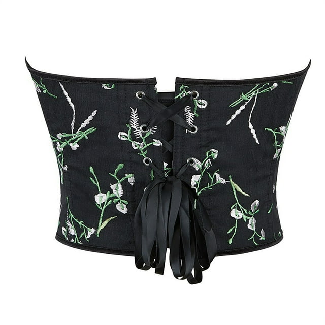 Women's Floral Print Shapewear Body For Daily Wear With Lace Up Design Perfect For Jeans And Dresses Comfortable All Season