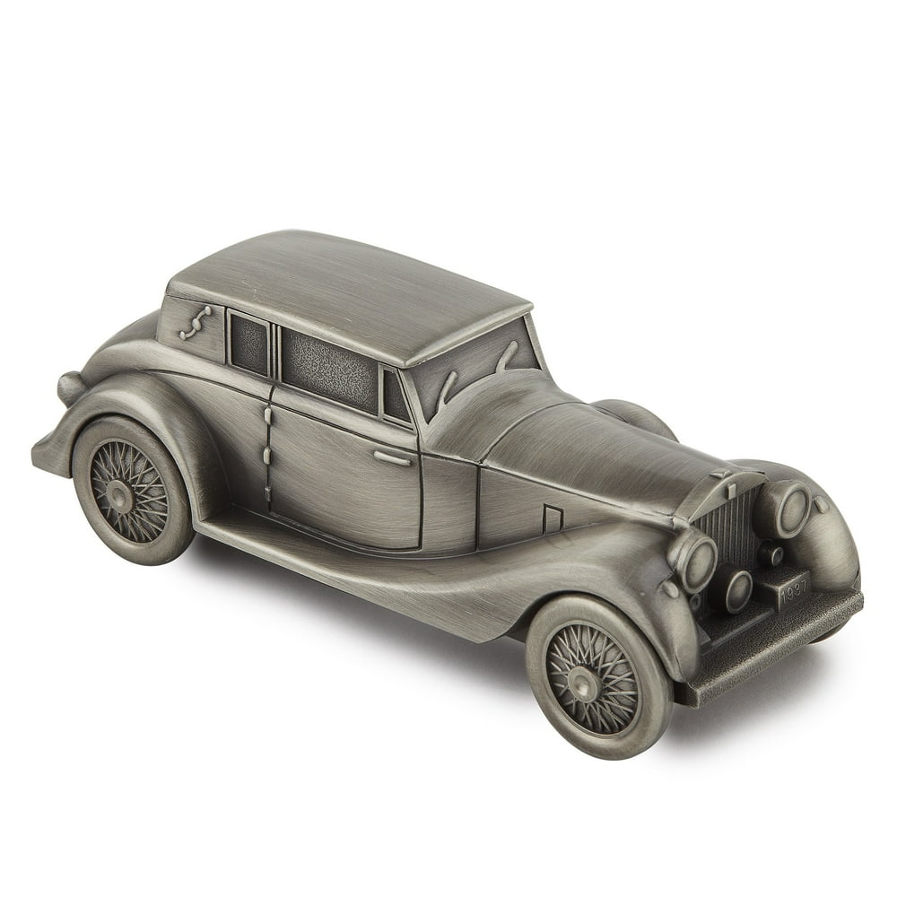 Leeber Antique Car Bank, Pewter