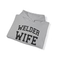 thumbnail image 4 of Welder Welding Wife Husband Wedding Hoodie, Gifts, Hooded Sweatshirt, 4 of 4