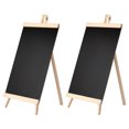 thumbnail image 1 of 2Pcs Rustic Tabletop Chalkboard Wooden Chalkboard Sign Decorative Bulletin Board, 1 of 8