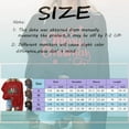 thumbnail image 4 of Gibobby Sudadera Navidad mujer Sudadera para mujer Moda Navidad Estampado O Cuello Casual Sudadera suelta Ajuste Tops Manga larga Camisas de entrenamiento(Café,M), 4 of 4