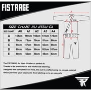 FISTRAGE JIU JITSU GI with Free BELT - Blue