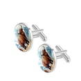thumbnail image 2 of Yak Elegant Cufflink Sets for Formal Attire, Made of Stainless Steel, for Special Occasions, 2 of 6