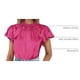 thumbnail image 4 of Blusa de Mujer PRETTYGARDEN Satín con Volantes Manga Corta M, 4 of 6