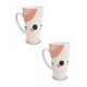 thumbnail image 1 of Duo de tazas de cerámica 502 ml diseño cute minimalista, 1 of 7