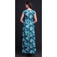 thumbnail image 4 of Bimba Tie-Dye Printed Front Slit Sleeveless Summer Spring Long Women BeachÂ&nbsp;Dress-XX-Large, 4 of 5